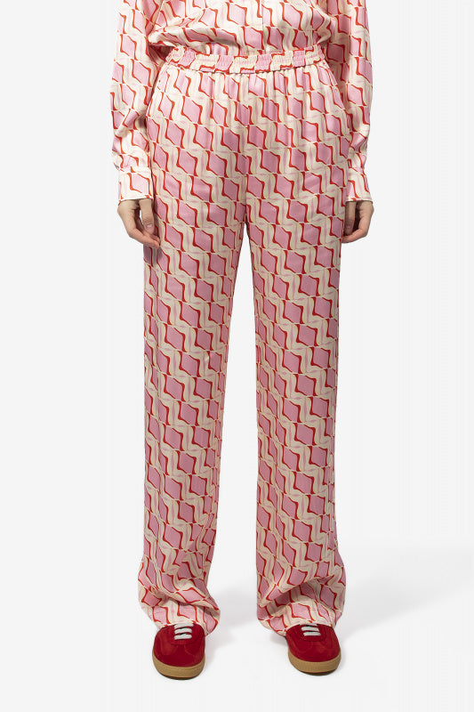 Geometric Print Trousers
