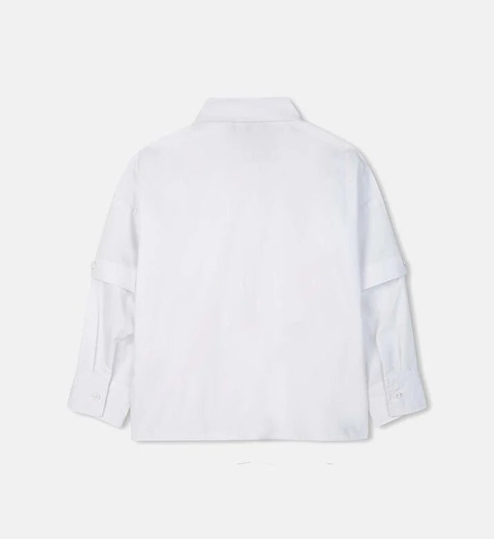 White Button-Down Shirt