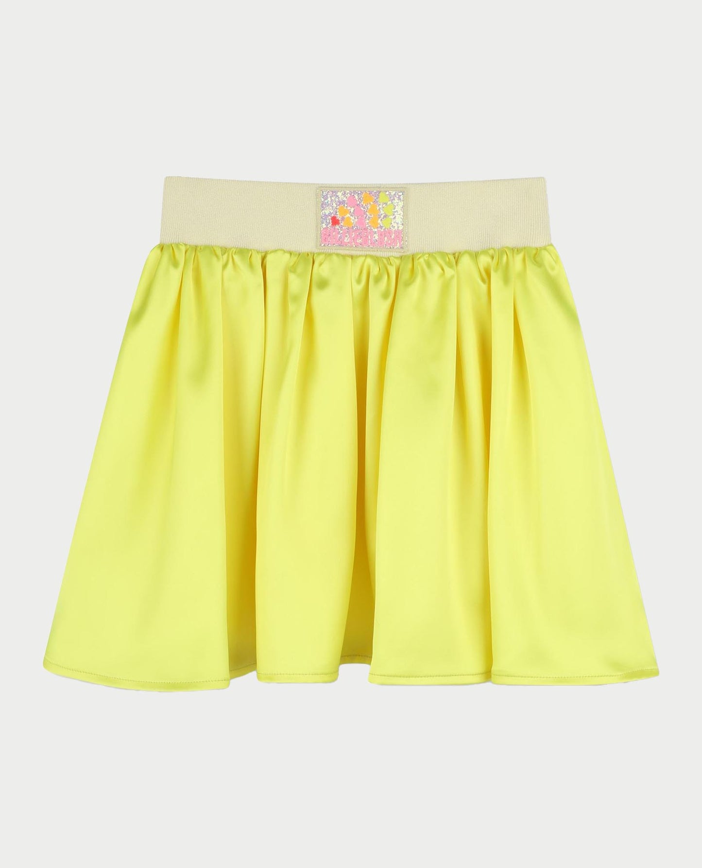 Yellow Satin Skirt