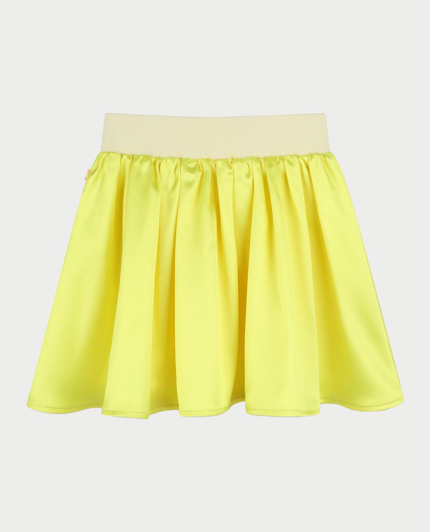 Yellow Satin Skirt