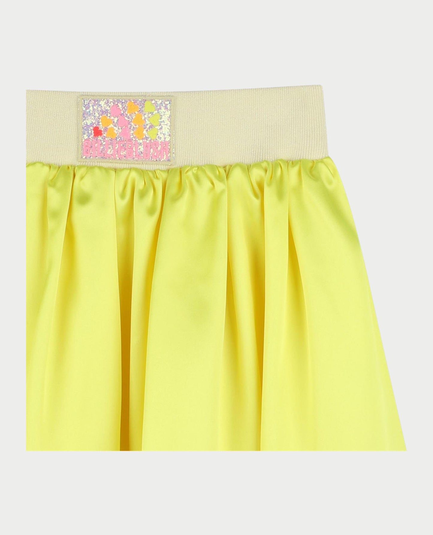 Yellow Satin Skirt