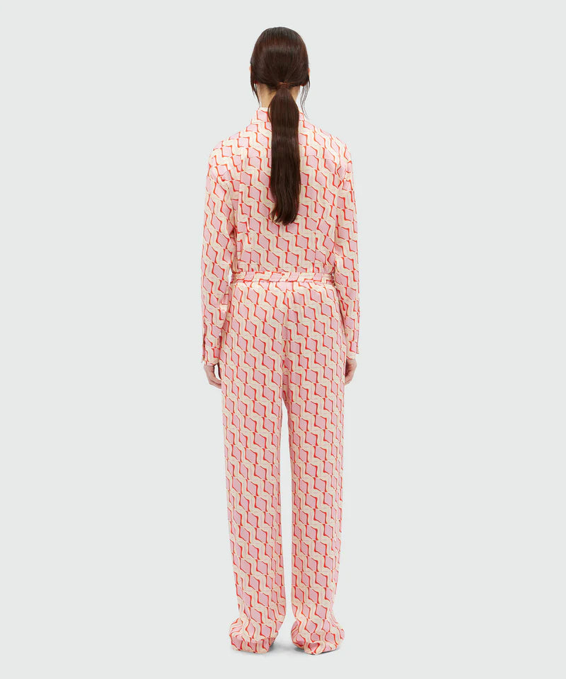 Geometric Print Trousers