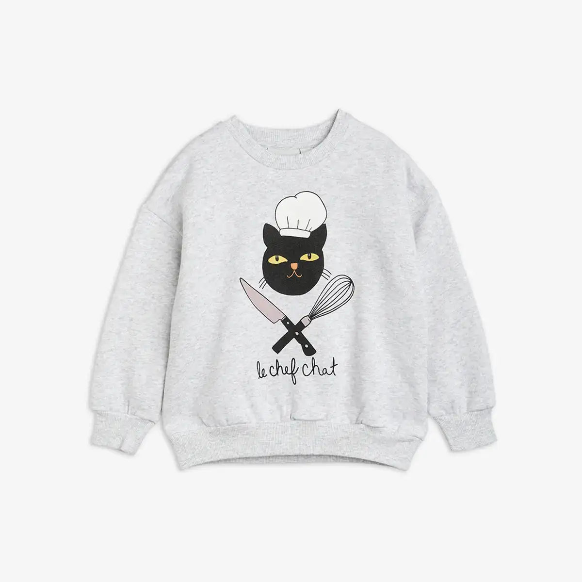 Chef Cat Grey Sweatshirt