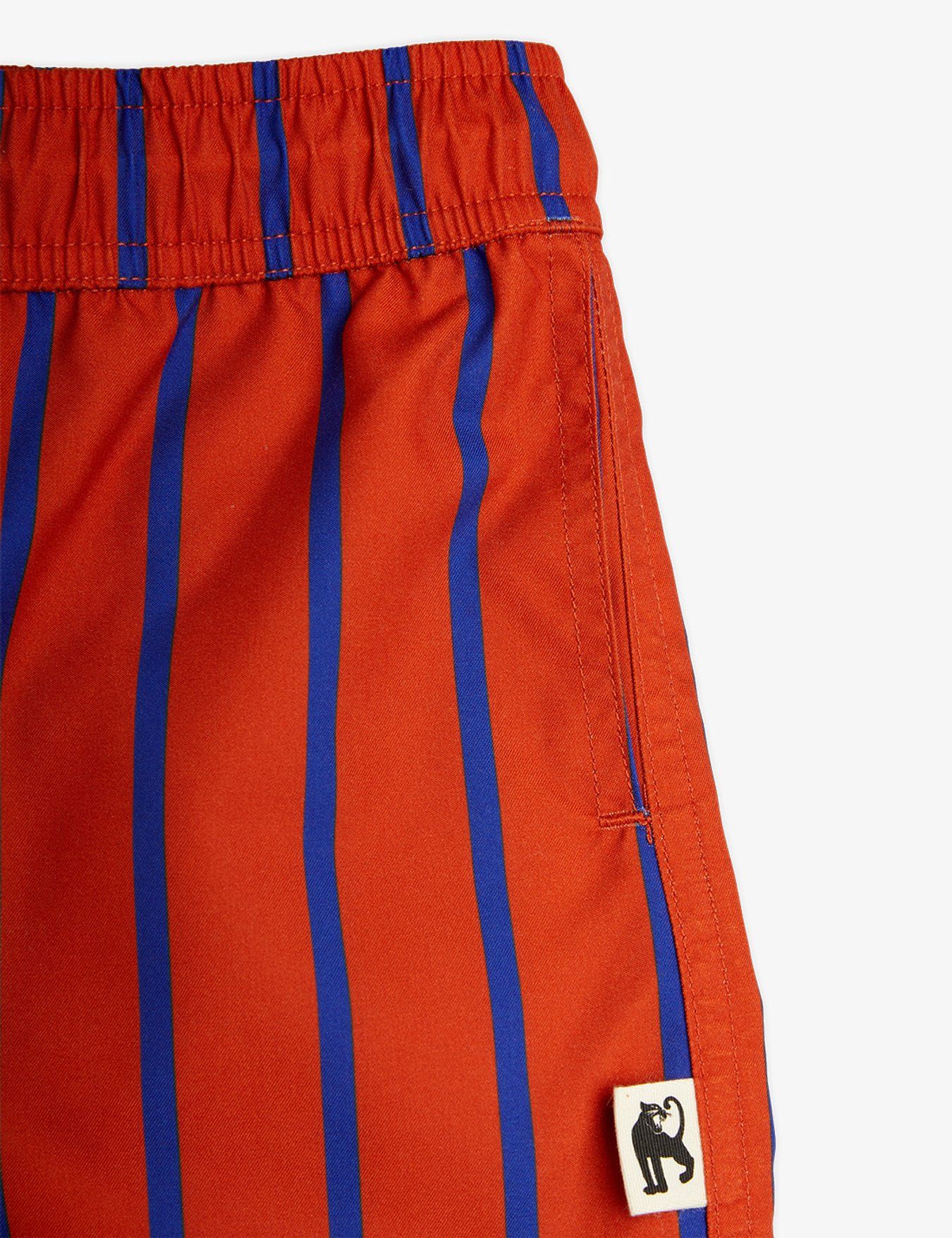 Vertical Stripe Swim Shorts