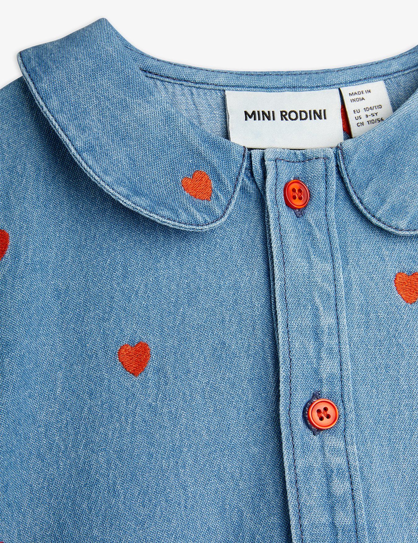Mini Hearts Woven Dress