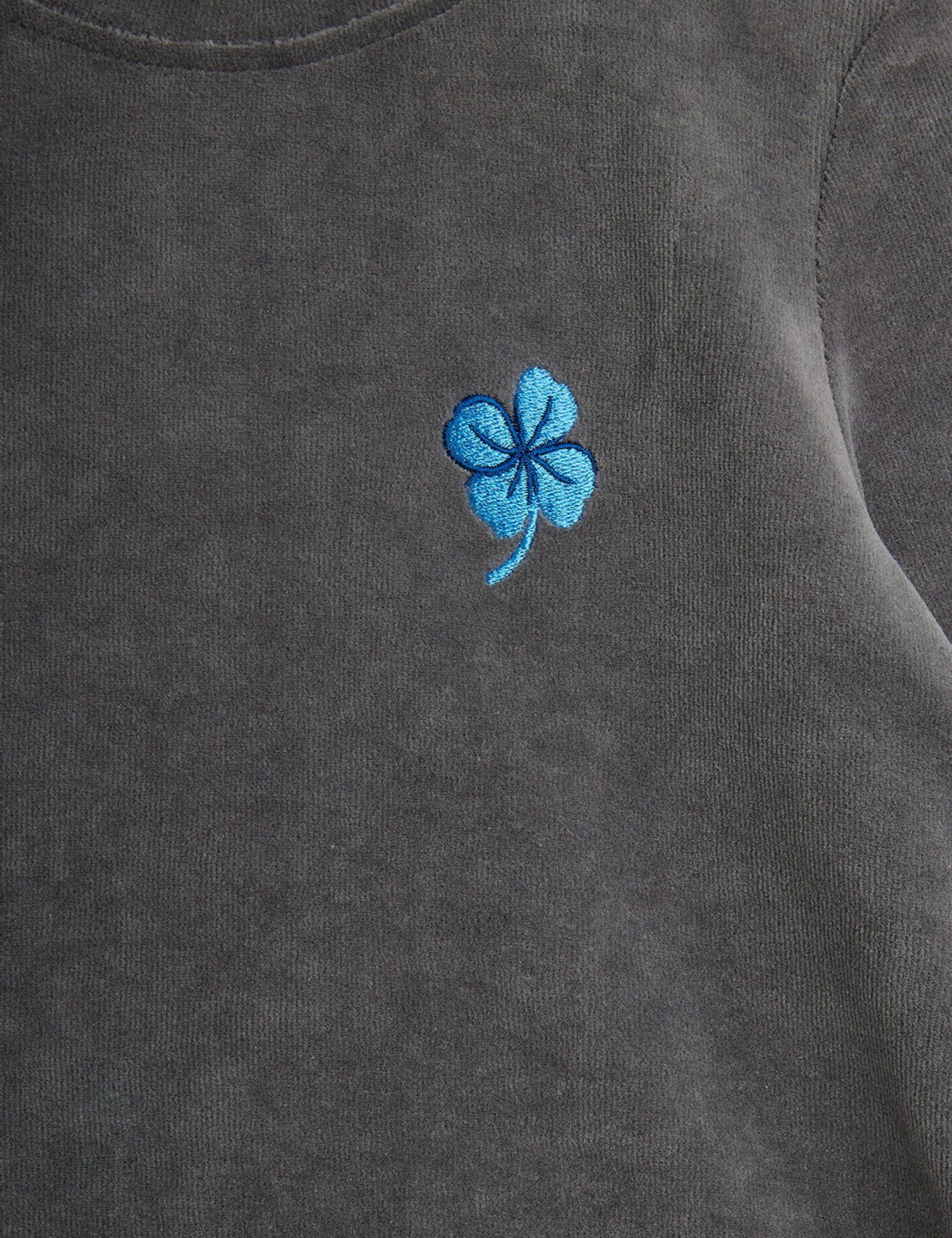 Clover Velour Top