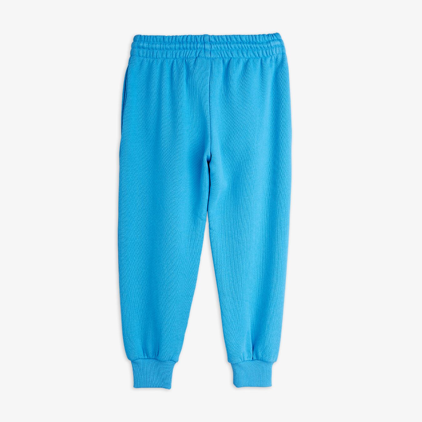 Dog Embroidered Blue Sweatpants