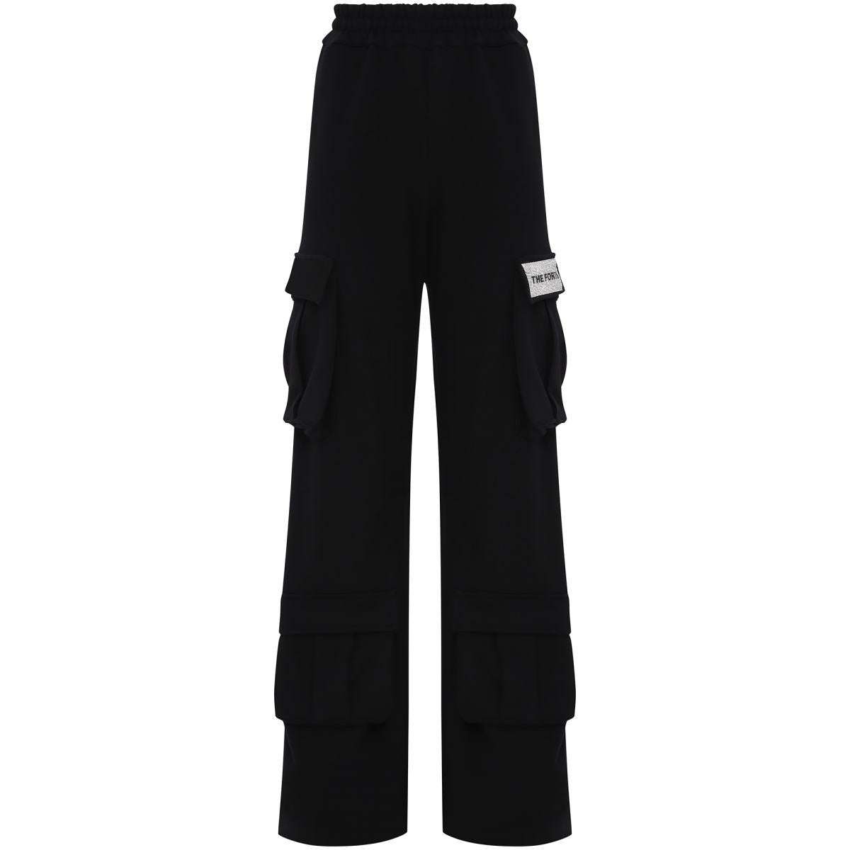 Black Cargo Joggers