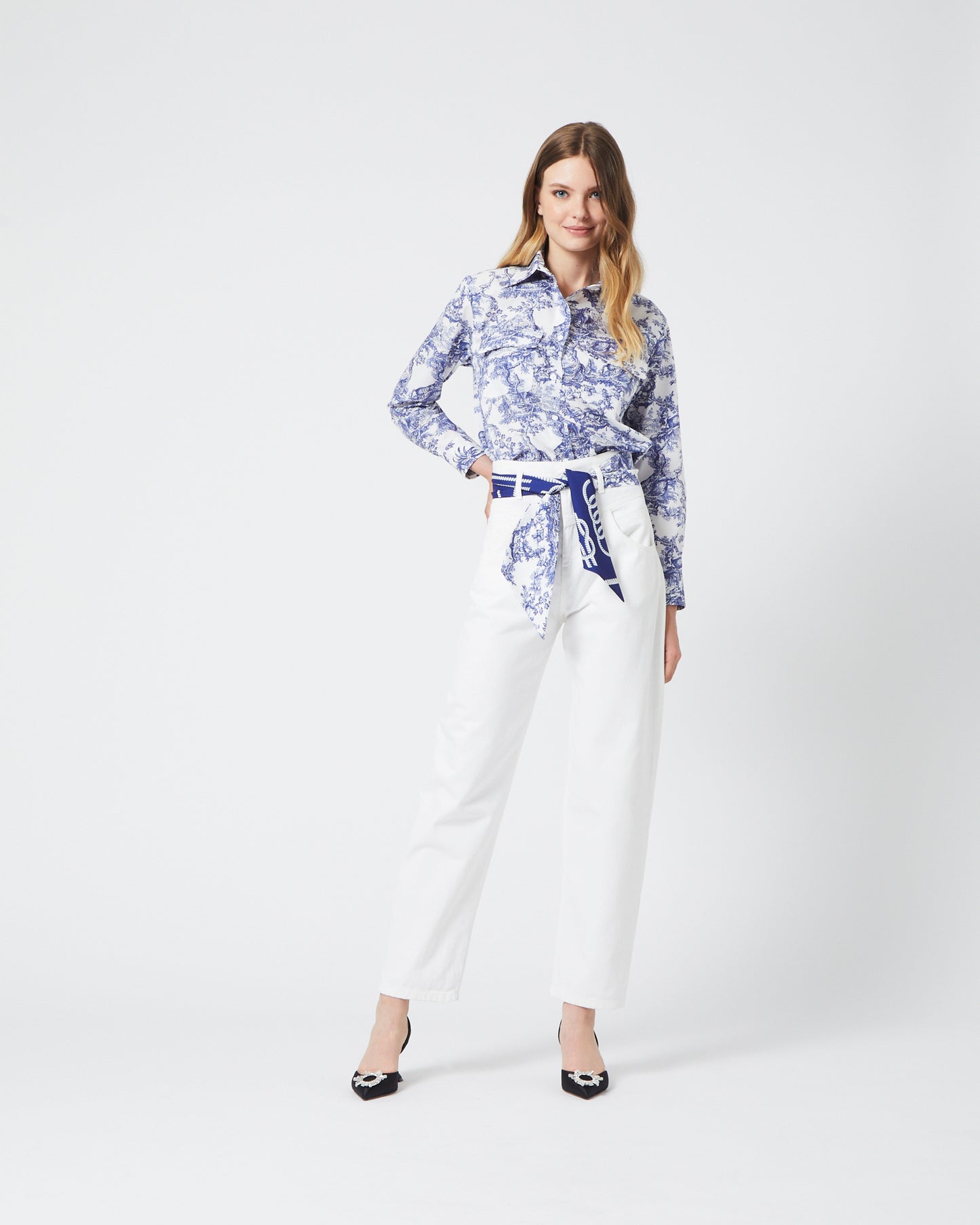 White Print Shirt