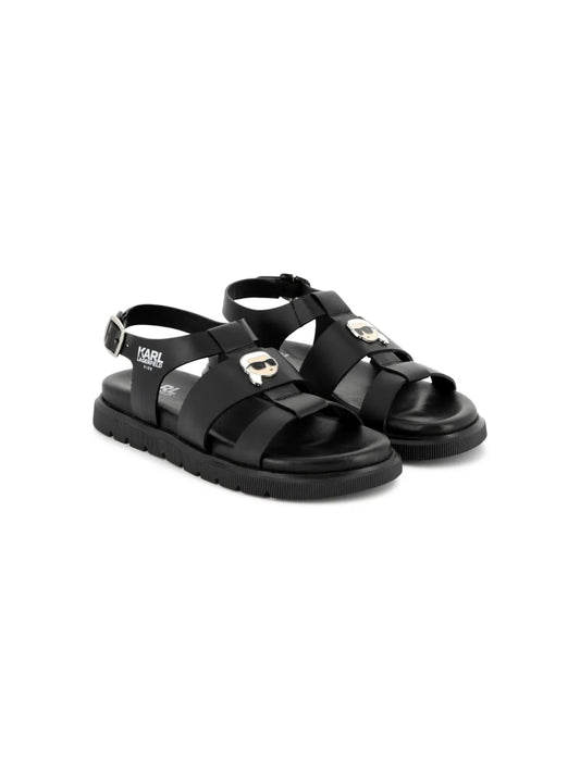 Buckled Leather Sandals