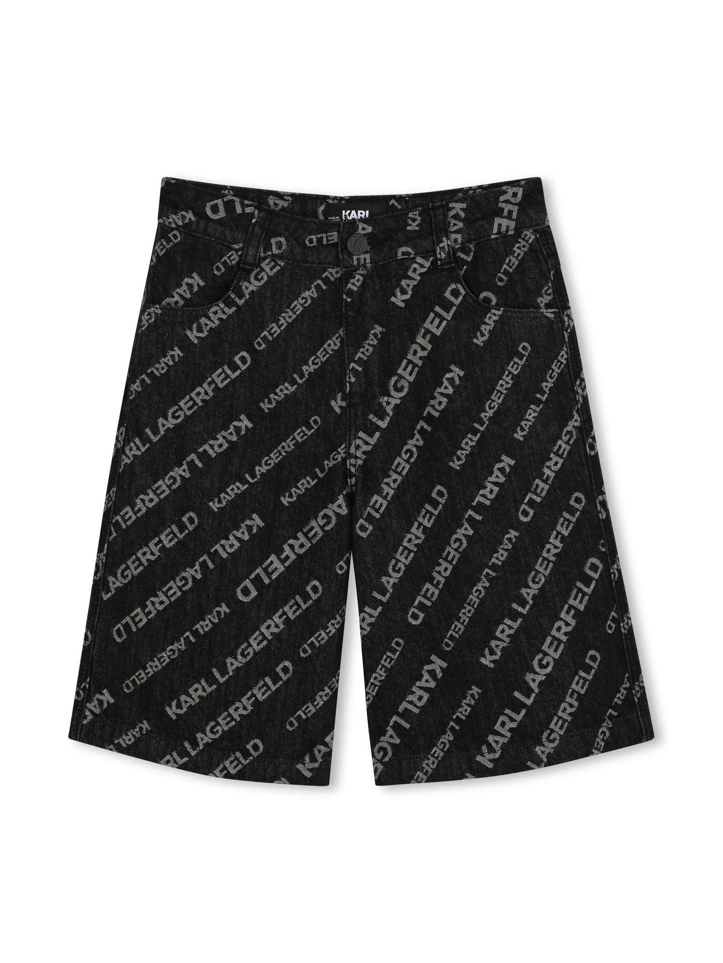 Denim Bermuda Shorts