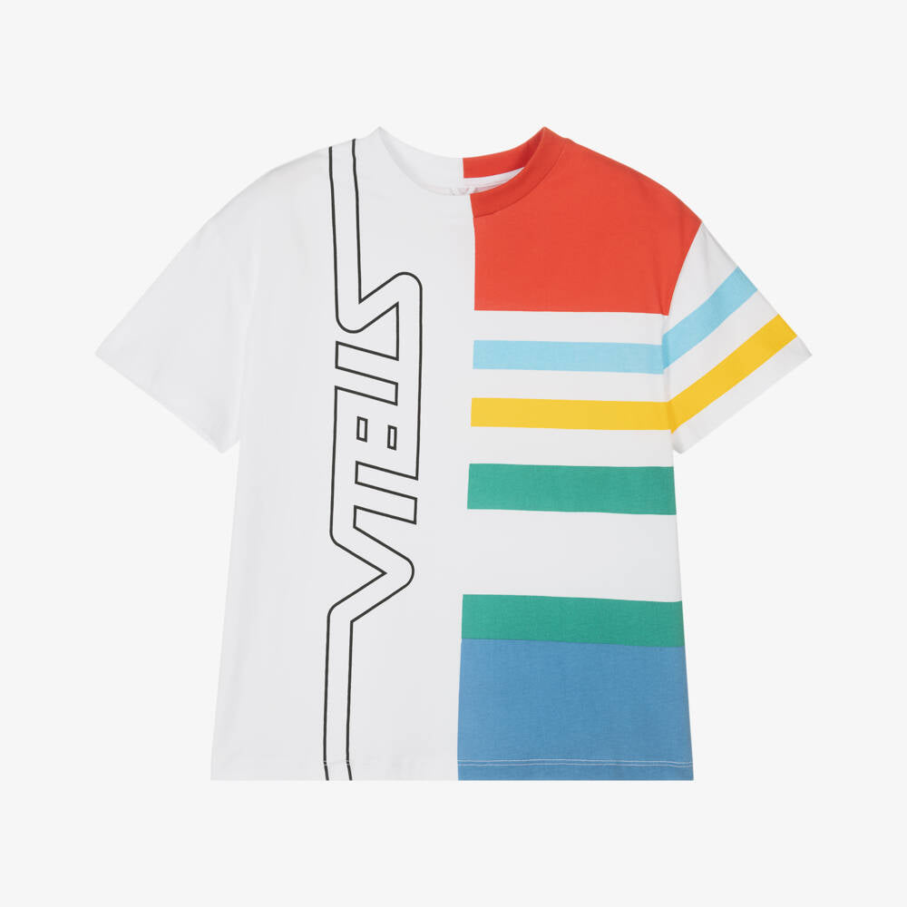 Colourblock Cotton T-Shirt