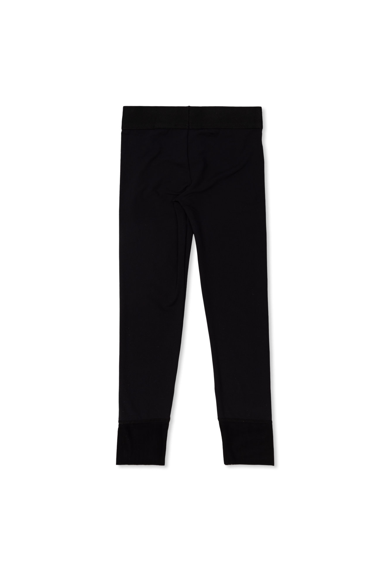 Black Leggings With Logo