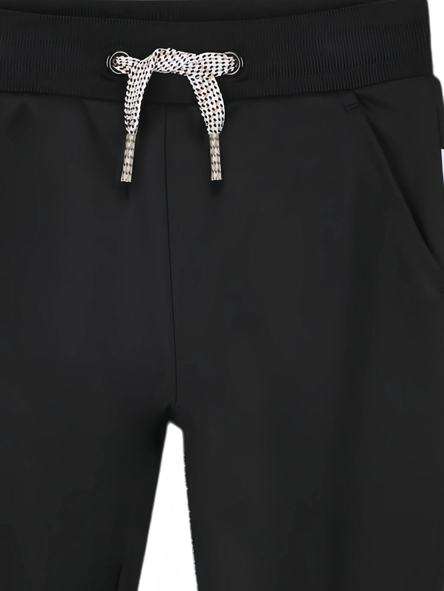 Ribbed-Cuff Drawstring Trousers
