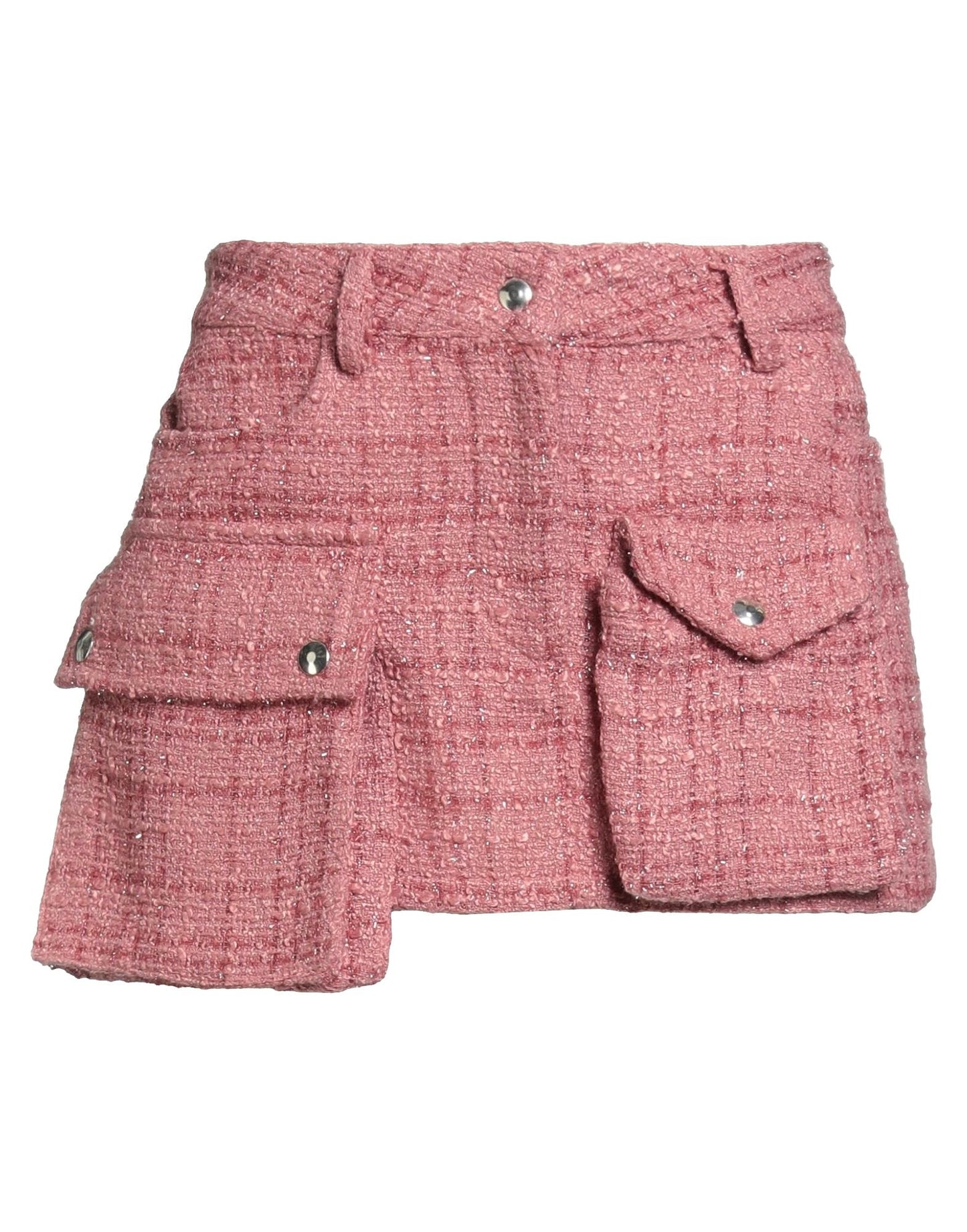 Pink Bouclé Skirt