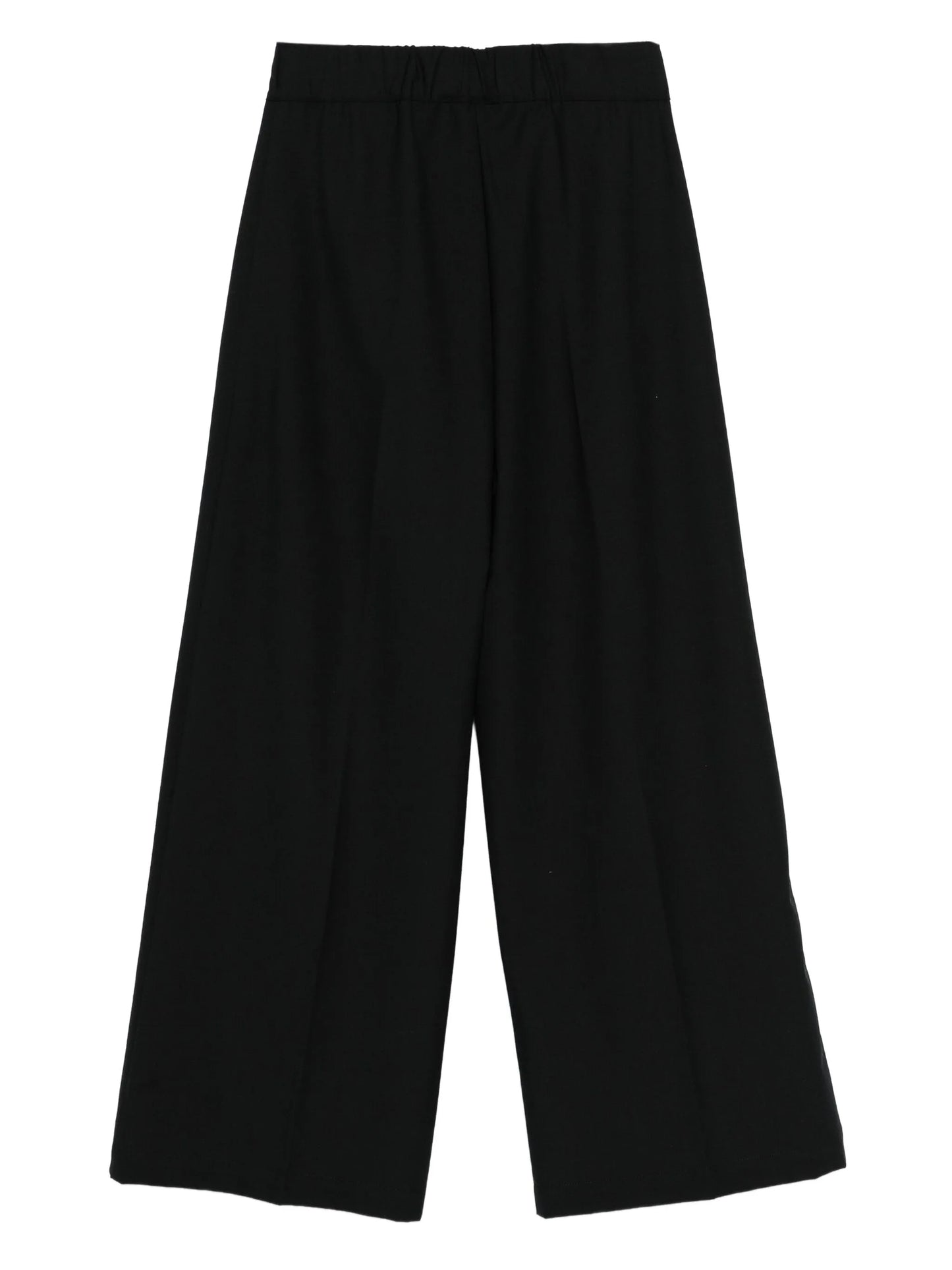 Pleated Elastic-Waist Trousers