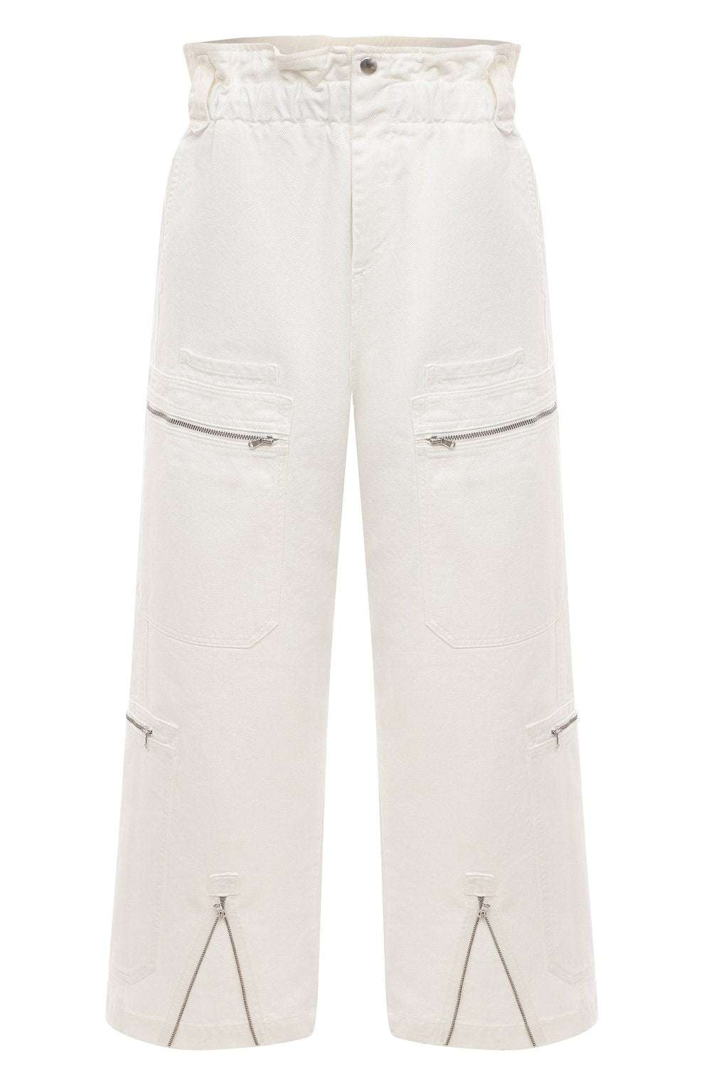 Cargo Zip Denim Pants
