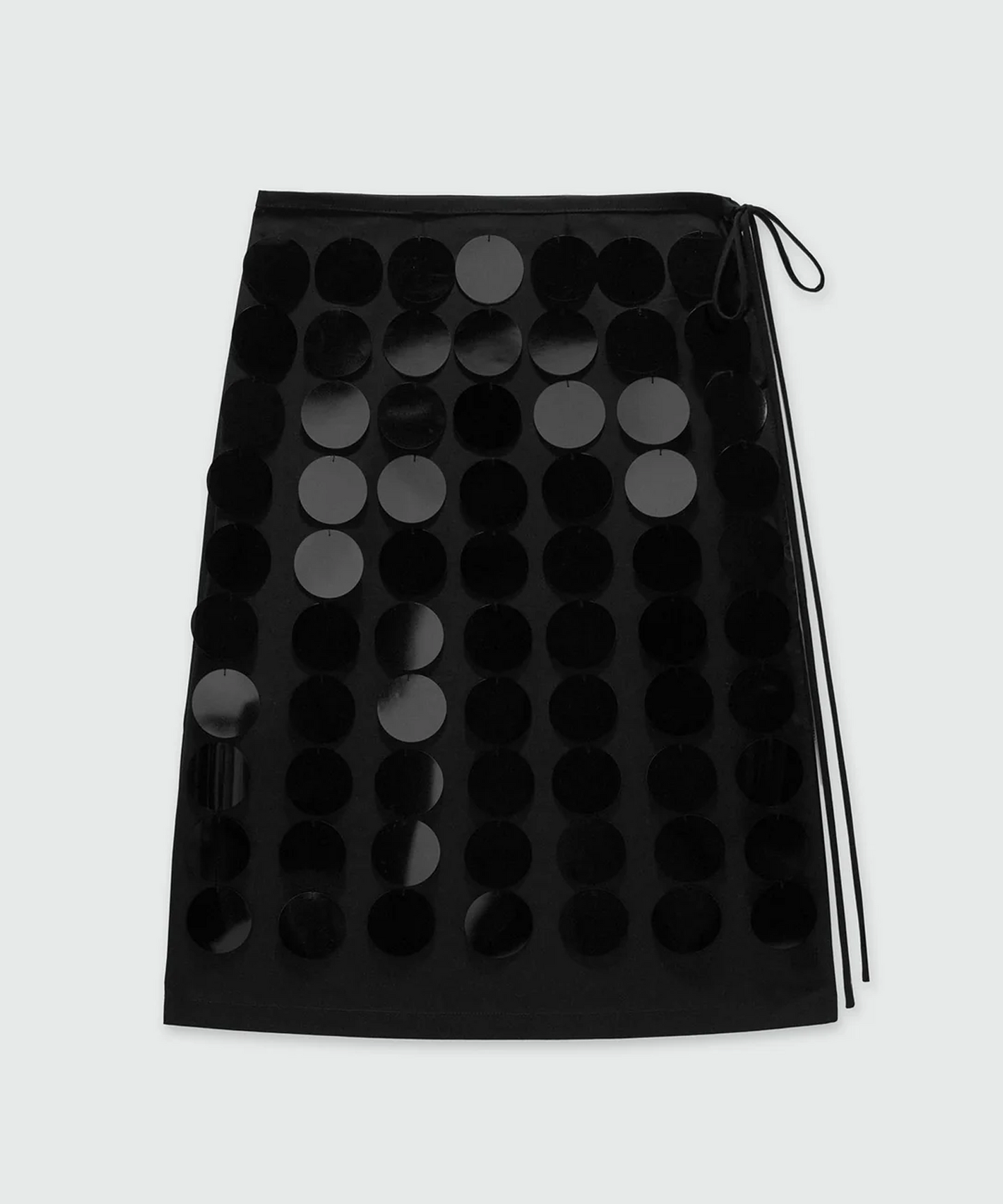 Black Sequins Skirt