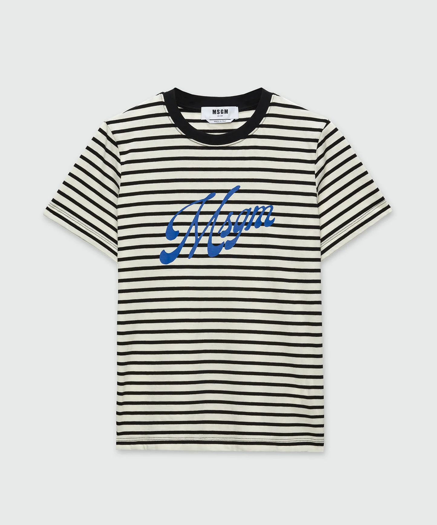 Blue Logo Stripes T-Shirt