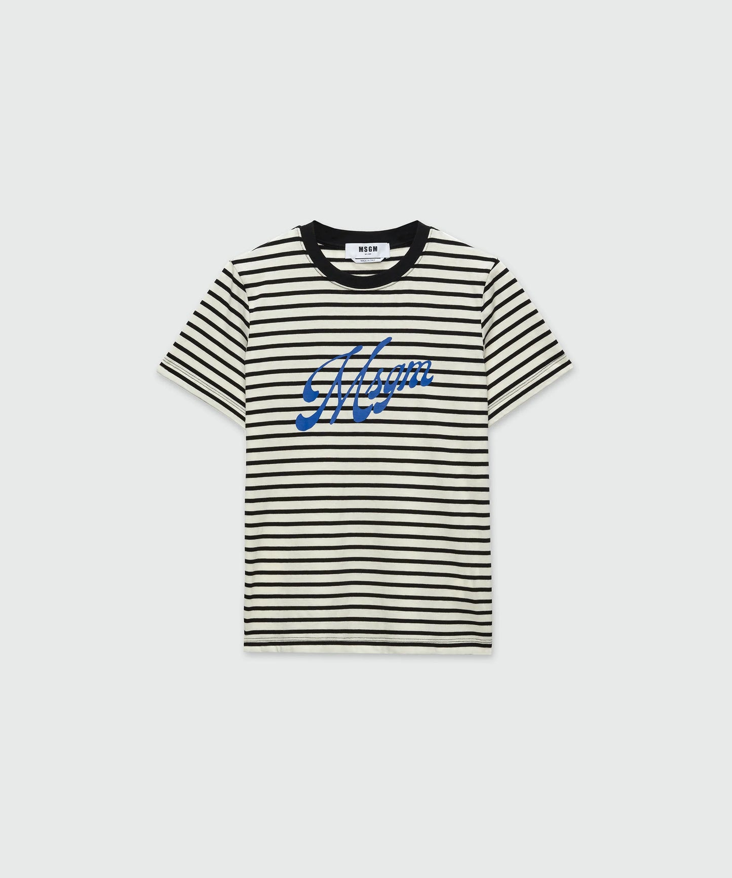 Blue Logo Stripes T-Shirt