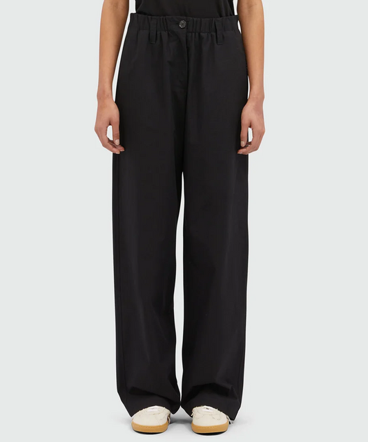 Black Cotton Pants