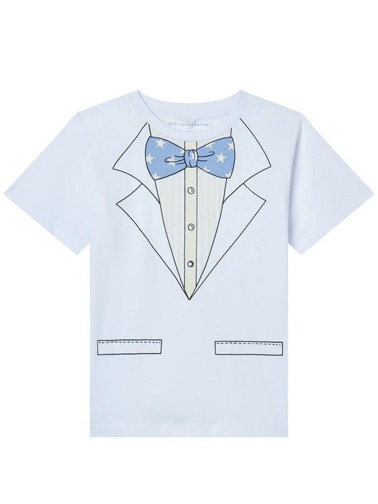 Bow Tie White T-Shirt