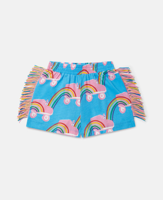 Rainbow Fringe Shorts