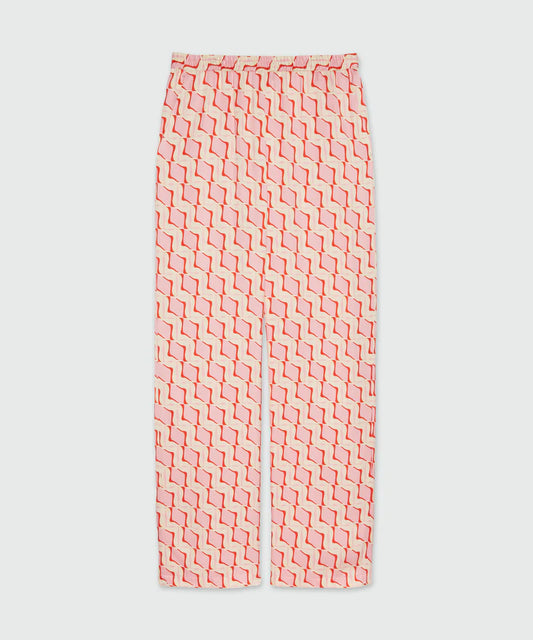 Geometric Print Trousers