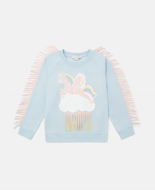 Fringed Unicorn Cloud Sweatshirt