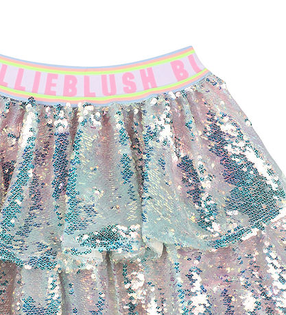 Pink Sequin Iridescent Skirt