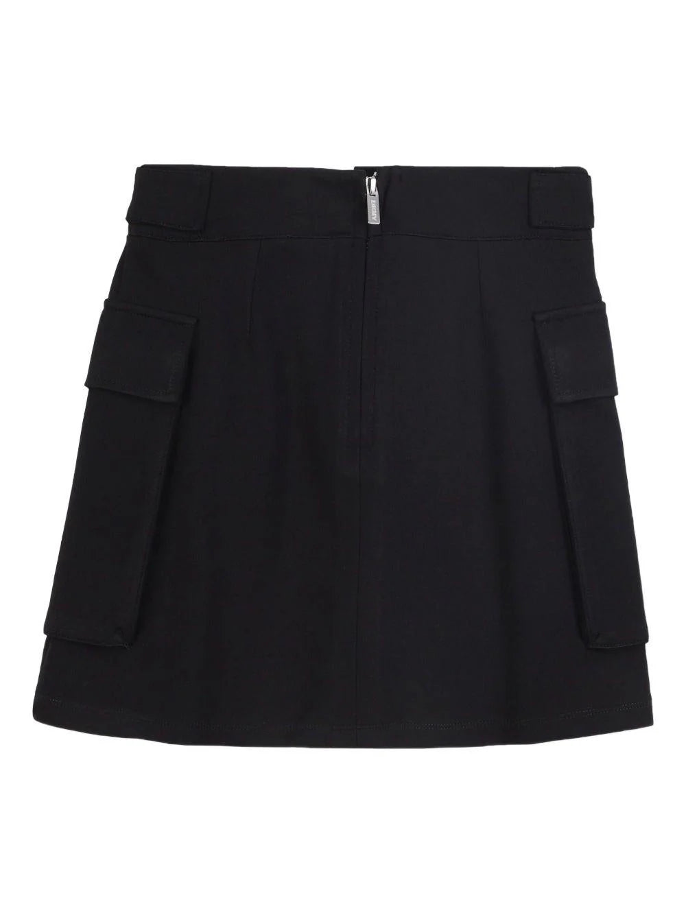 Black Mini Skirt With Pockets