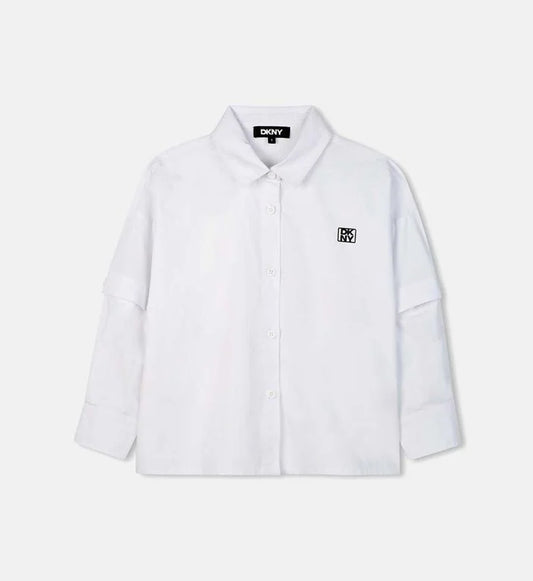 White Button-Down Shirt