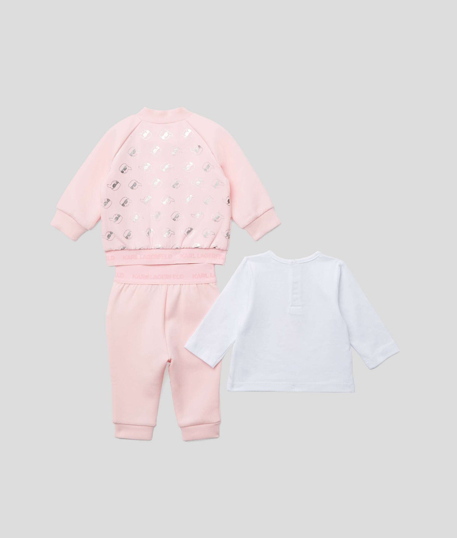 Karl Lagerfeld u041au043eu043cu043fu043bu0435u043au0442u0438 Choupette 3-Piece Baby Set