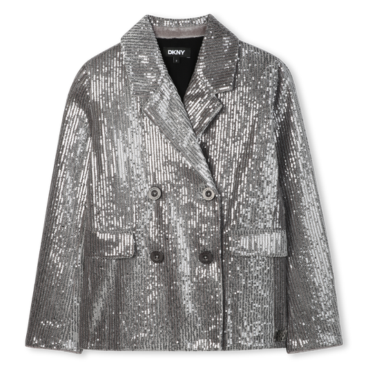 Silver Sequins Blazer