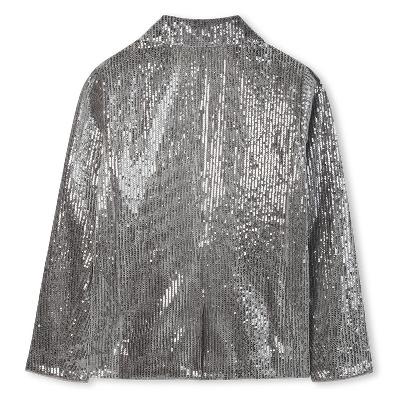 Silver Sequins Blazer