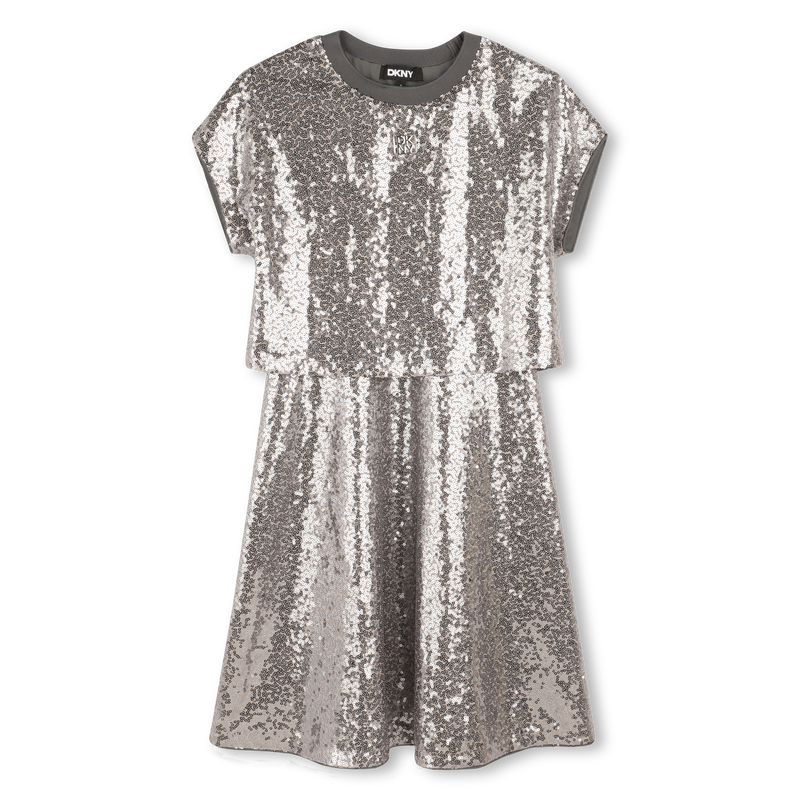 Silver Sequins Dress