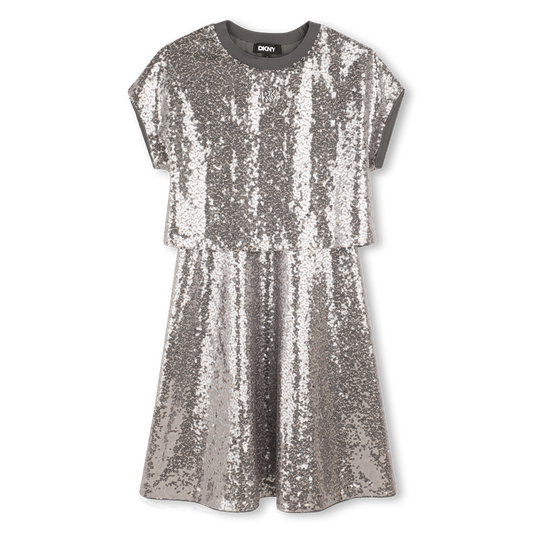 Silver Sequins Dress