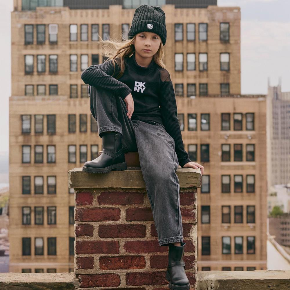 Black Logo Jeans