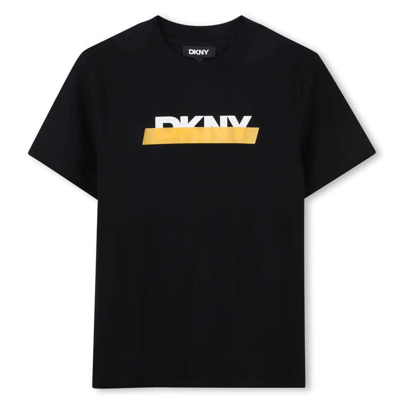 Black Yellow Logo T-Shirt