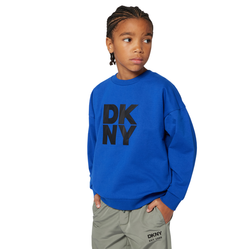 Blue Fleece Sweatshirt