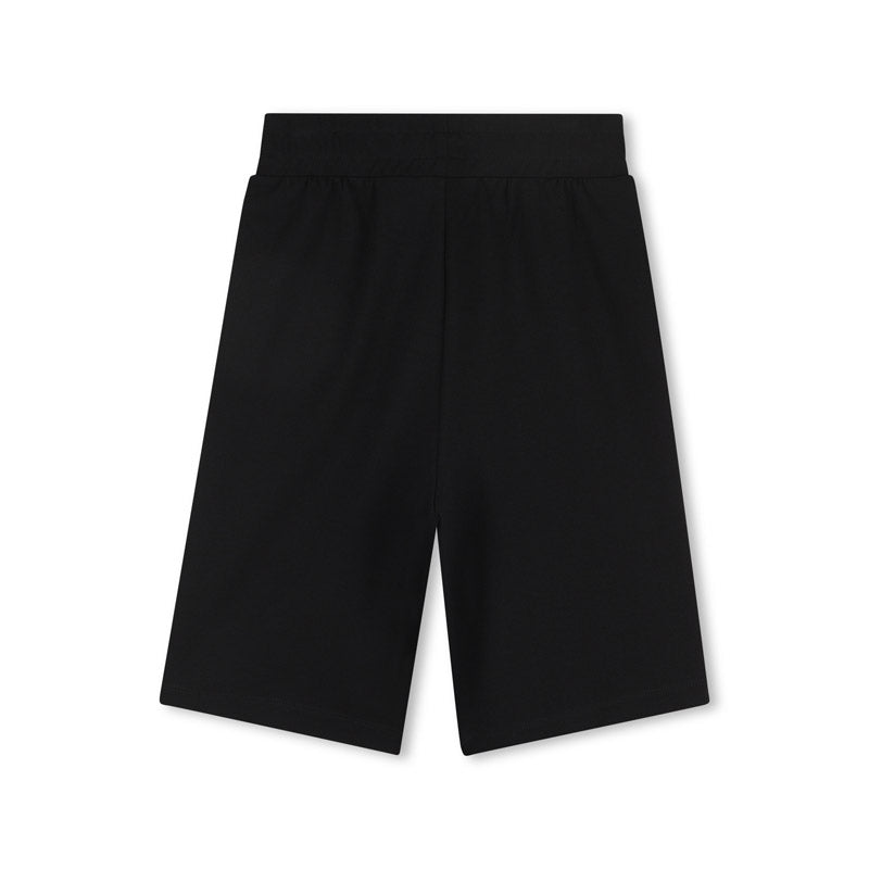 Boys Black Bermuda Shorts