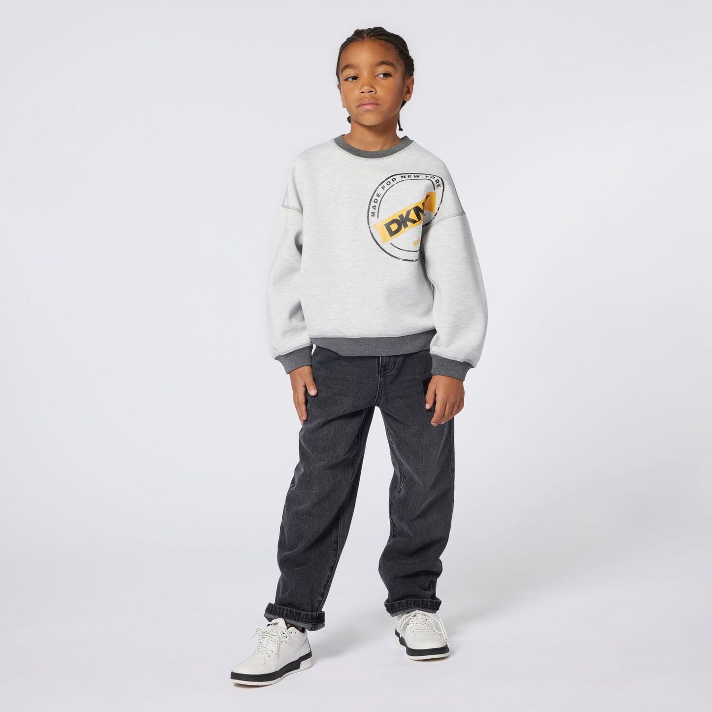Grey Logo Reversible Sweater