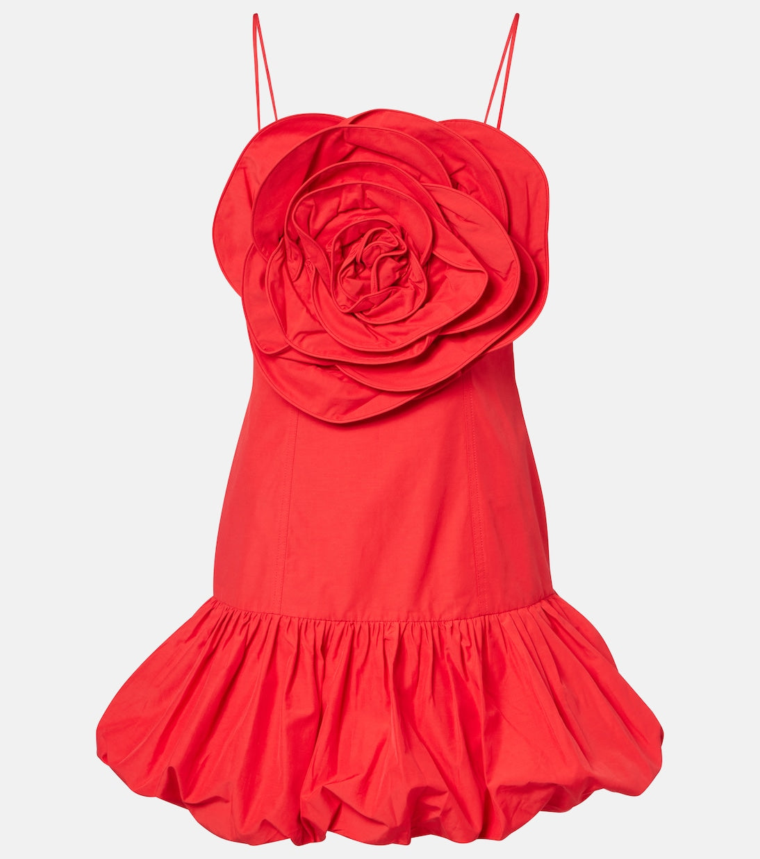 Red Mini Baloon Dress