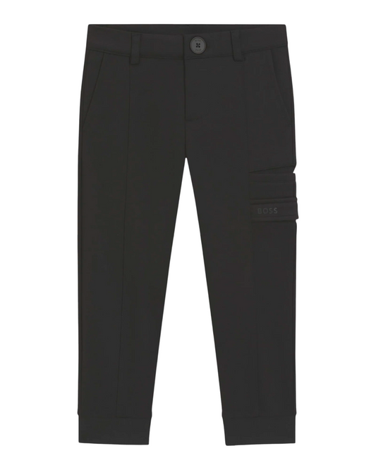 Black Cargo Sweatpants