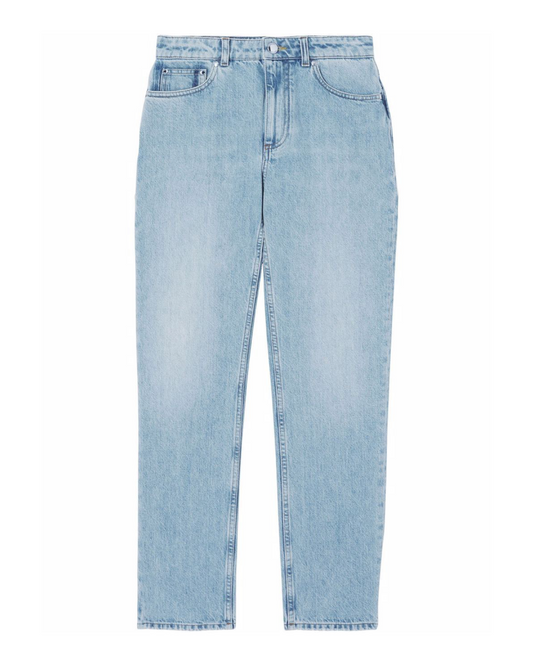 Pocket Detail Straight-Leg Jeans