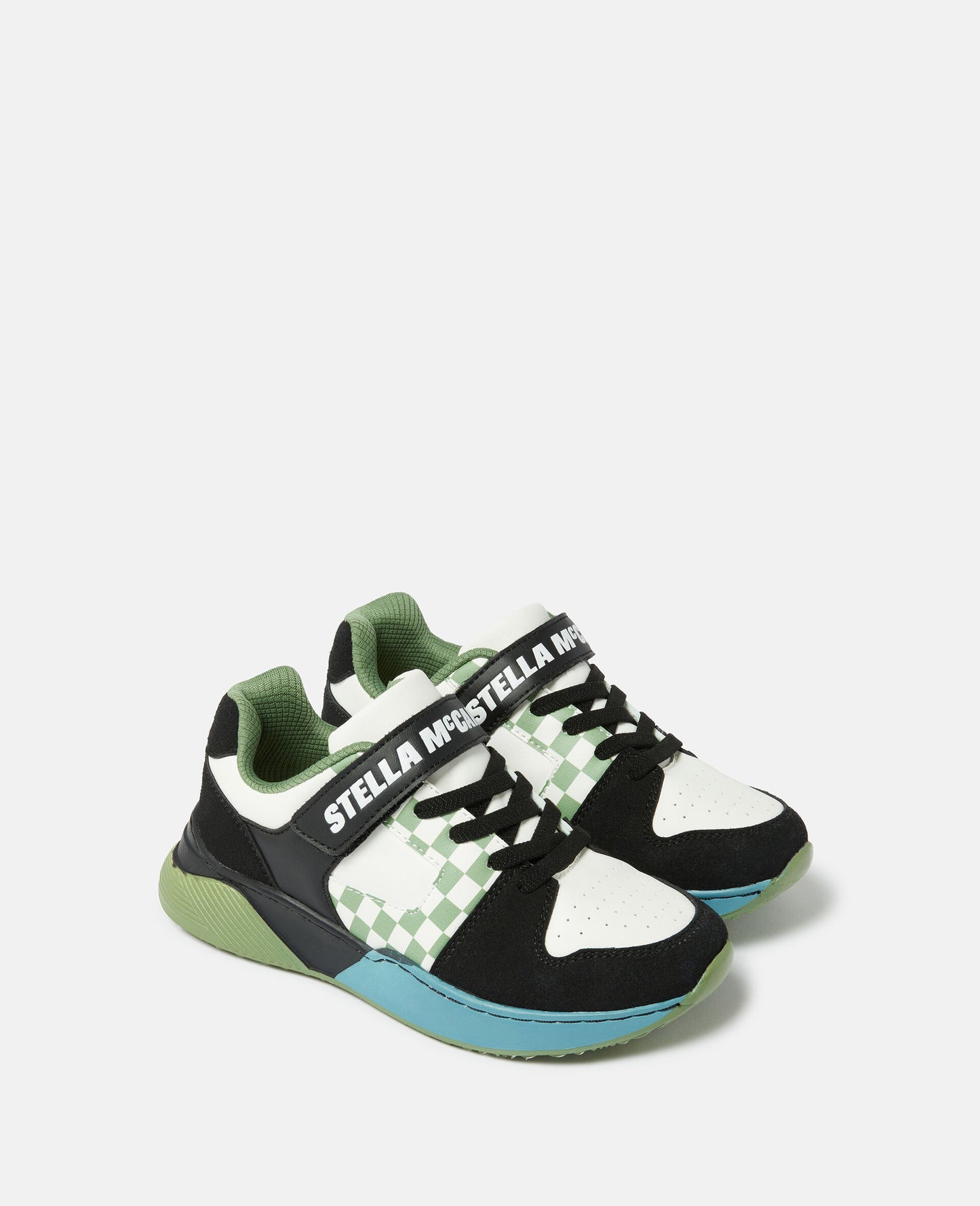 Moniker Tape Lace-Up Trainers