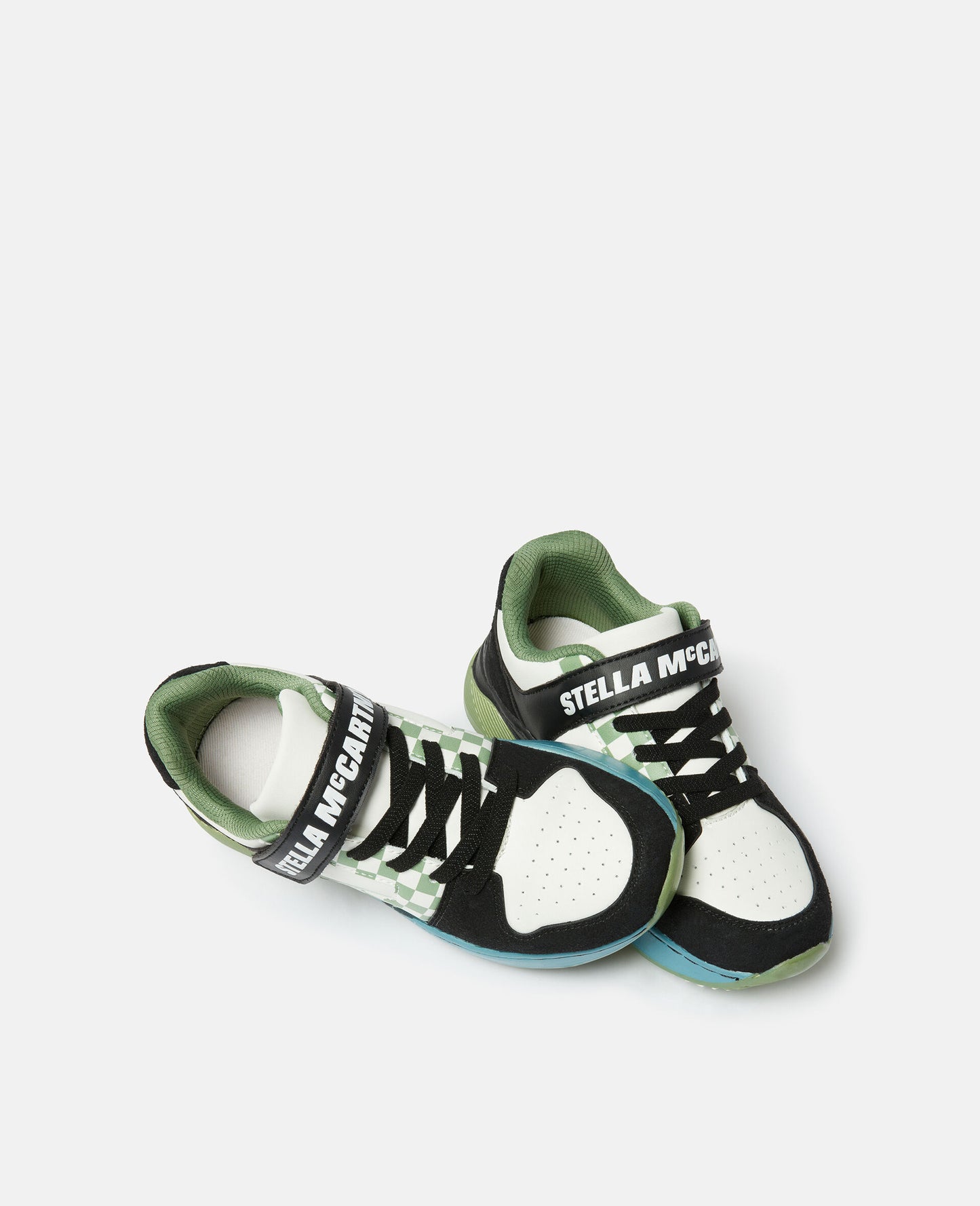 Moniker Tape Lace-Up Trainers