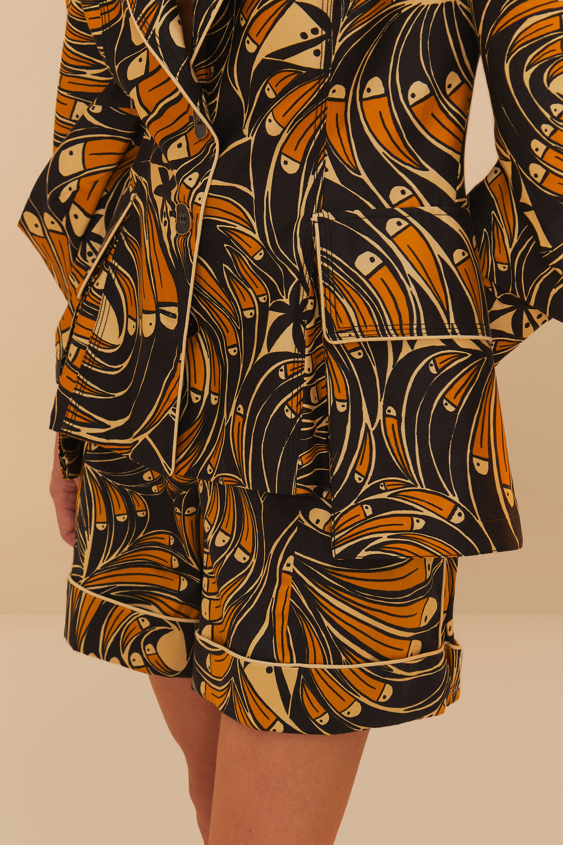 Toucans Spirals Blazer