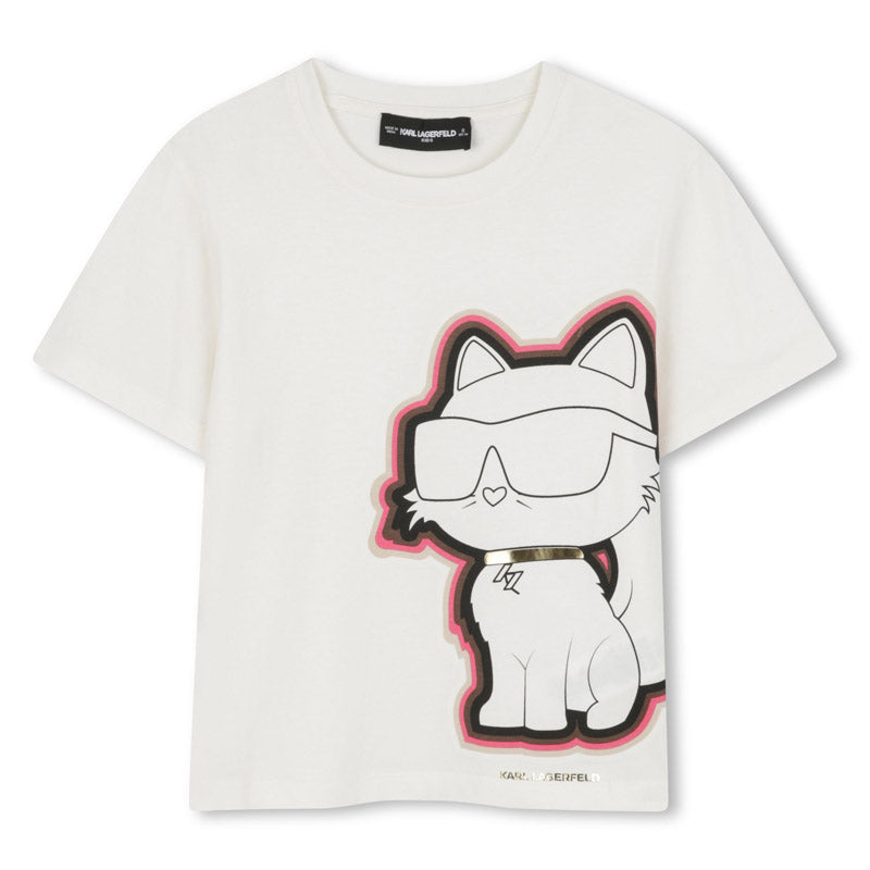 Cat Print Karl T-Shirt