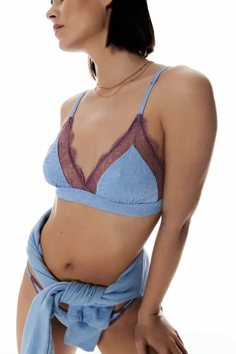Love Lace Delicate Triangle Bralette